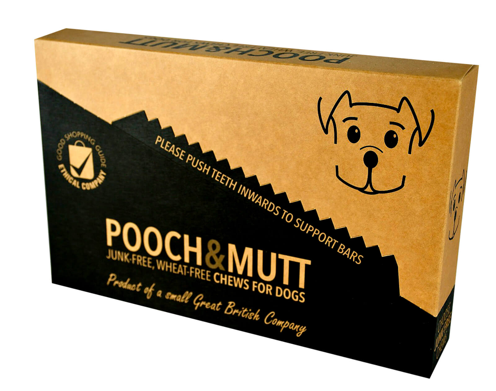 Pooch & Mutt Dog Treat Bars Packaging