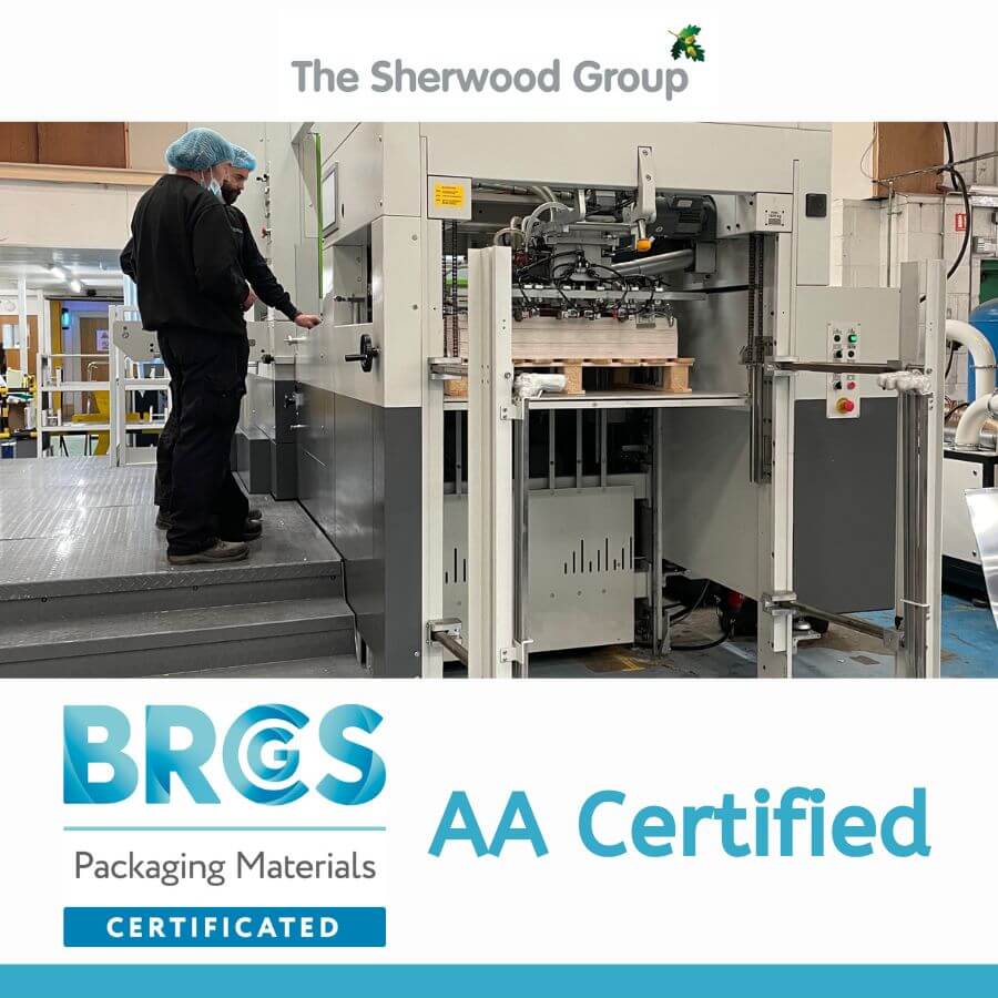 BRCGS The Sherwood Group certified food packaging